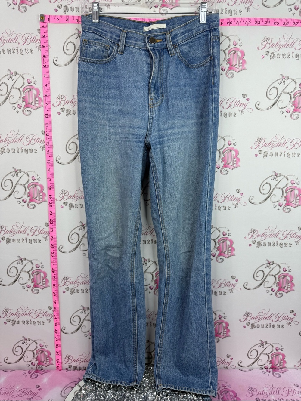 OAK + FORT Light Blue Flare Jeans